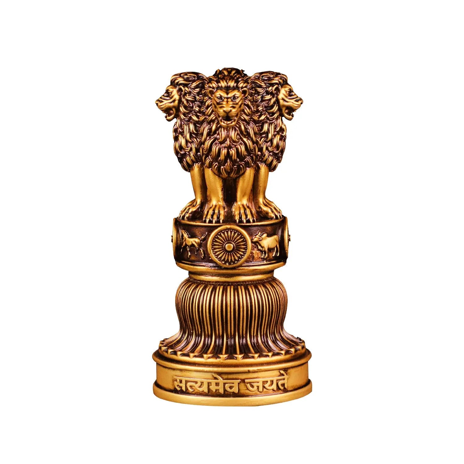 Ashok Stambh Statue Car Dashboard